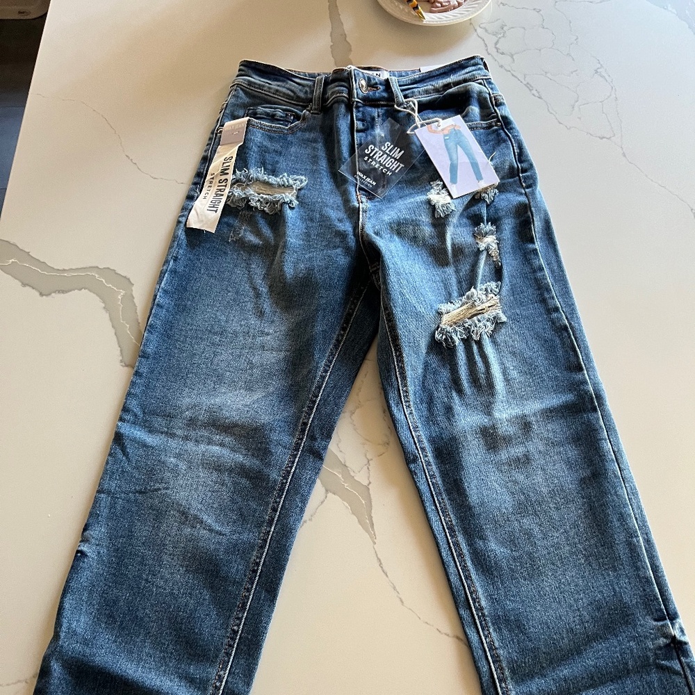 Wax JEAN SLIM STRAIGHT STRETCH Jeans NEW with tags!   Size 5/27